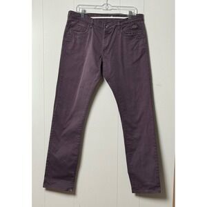 Nostrum Men's Purple Straight Leg 100% Cotton Jeans Size 34
